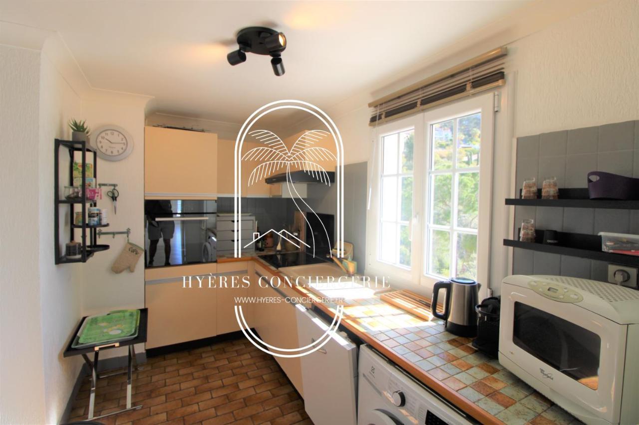 T3 Standing-Splendide Vue Mer - Piscine Parking By Hc Apartment Hyeres Luaran gambar