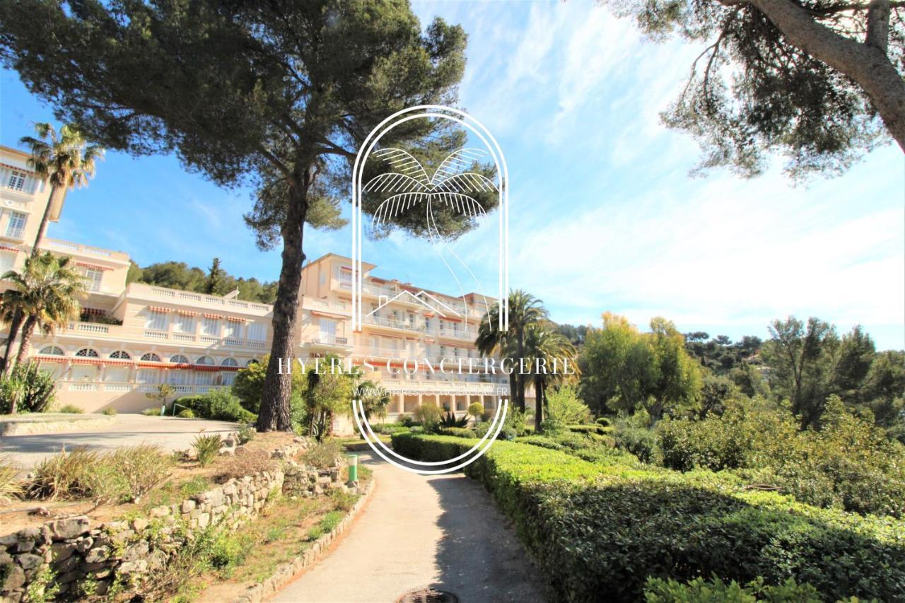 T3 Standing-Splendide Vue Mer - Piscine Parking By Hc Apartment Hyeres Luaran gambar